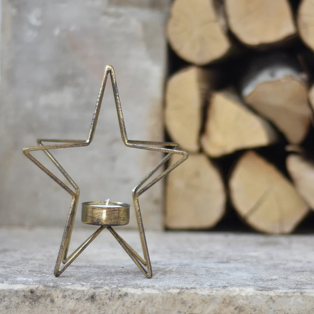 Star Single T-light Holder