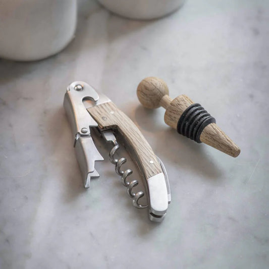 Classic Bottle Opener & Stopper Set