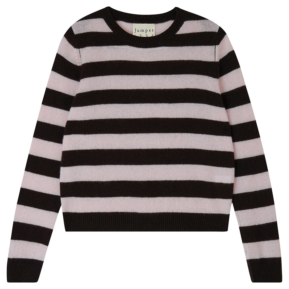 Stripe Cashmere Crew