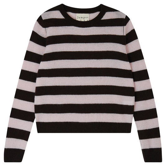 Stripe Cashmere Crew