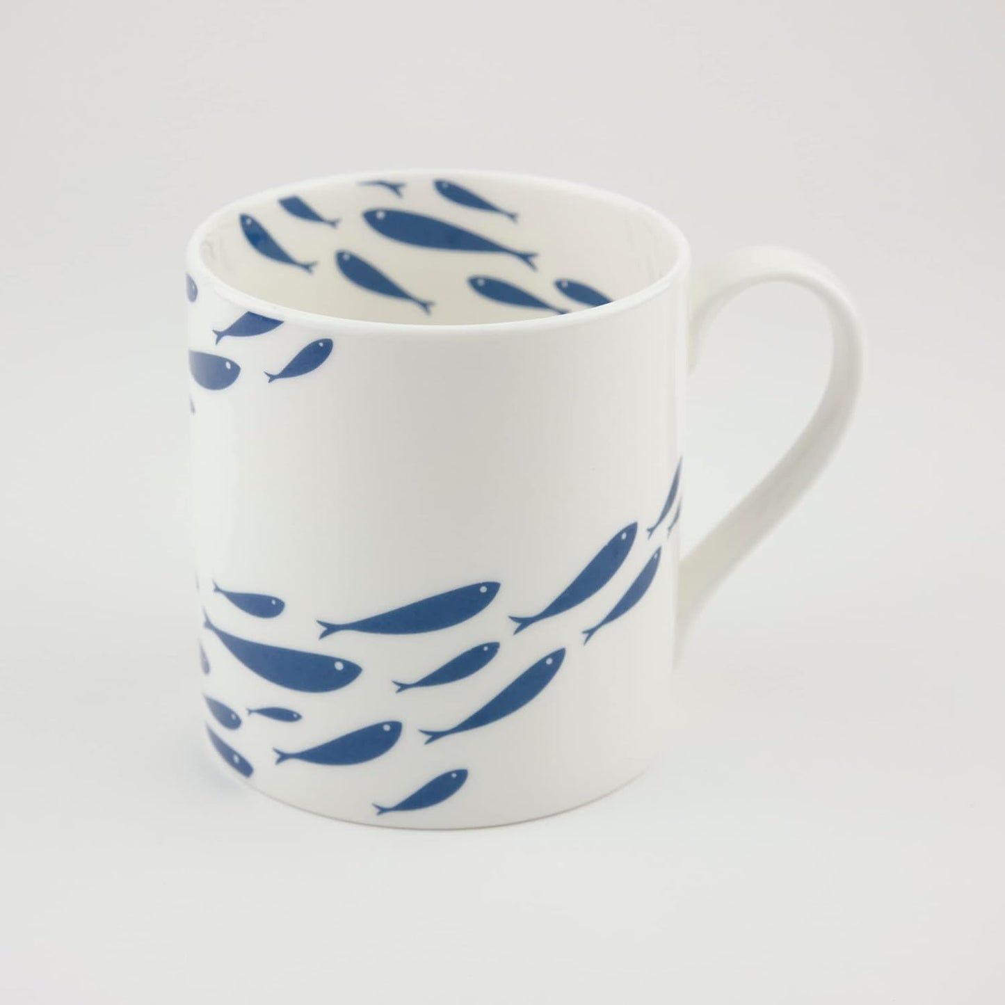 Bone China Fish Shoal Mug