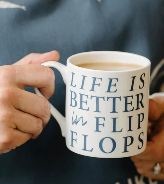 Bone China Flip Flops Mug