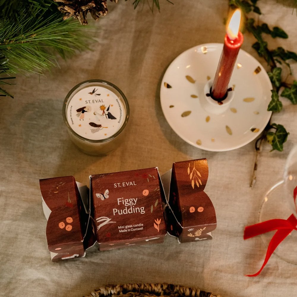 Figgy Pudding Christmas Cracker Votive.