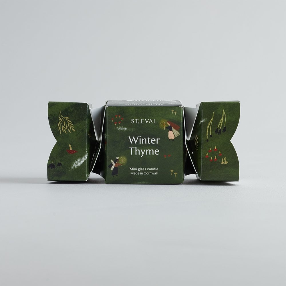 Winter Thyme Cracker Candle