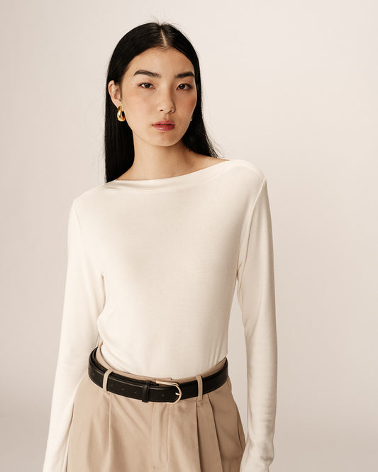 Pierrot Boatneck Top