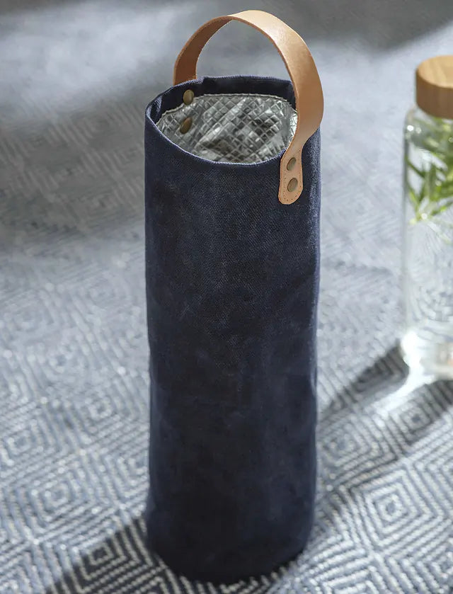 Canvas Cooler Bottle Bag