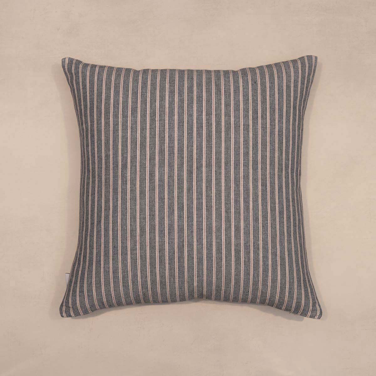 Suit Stripe Denim Cushion