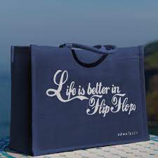 Life Is Better In Flip Flops Jute Bag