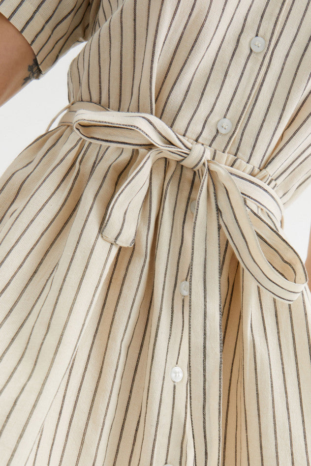 Fantastica Stripe Shirt Dress