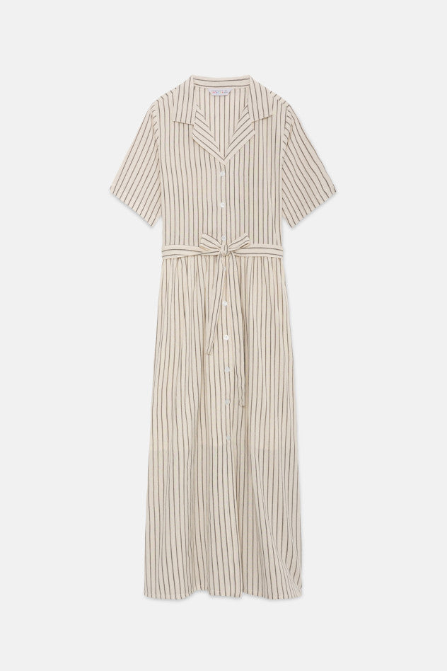 Fantastica Stripe Shirt Dress