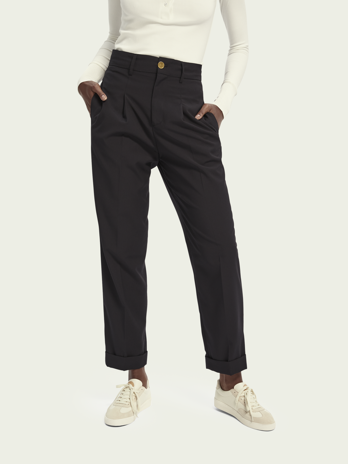 Tailored High Waist Pants